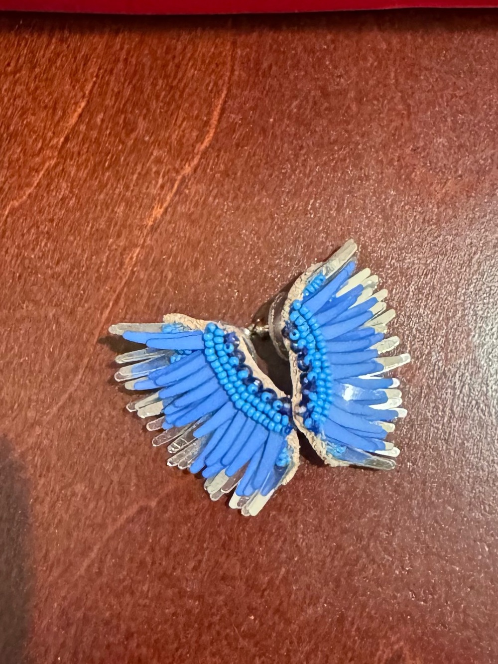 Mignonne Gavigan Royal Blue Wing Bead Earrings